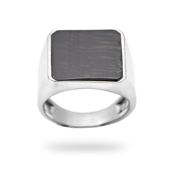 Bague œil de faucon argent Bond